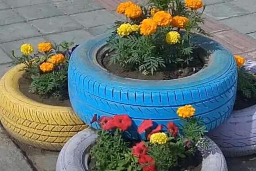 tires diy gardening hacks