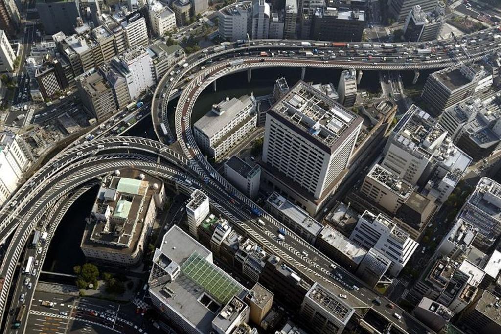 tokyo highway interchange