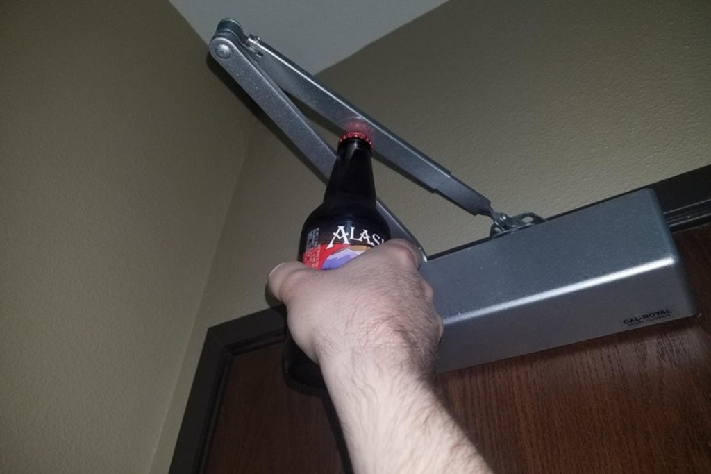 hotel hacks bottle opener