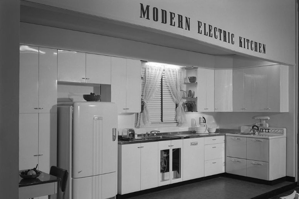 modern electric kitchen vintage