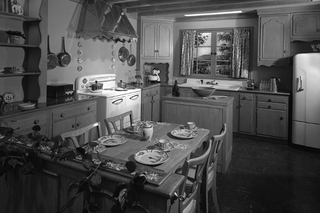 post war american kitchen