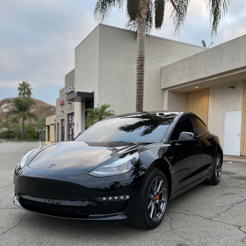 Black Tesla Model 3 