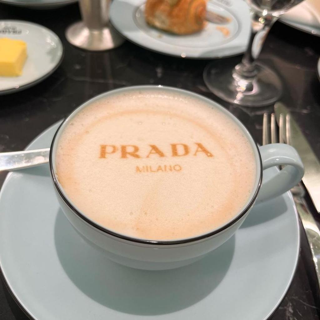 Prada Pop-Up luxury cafe
